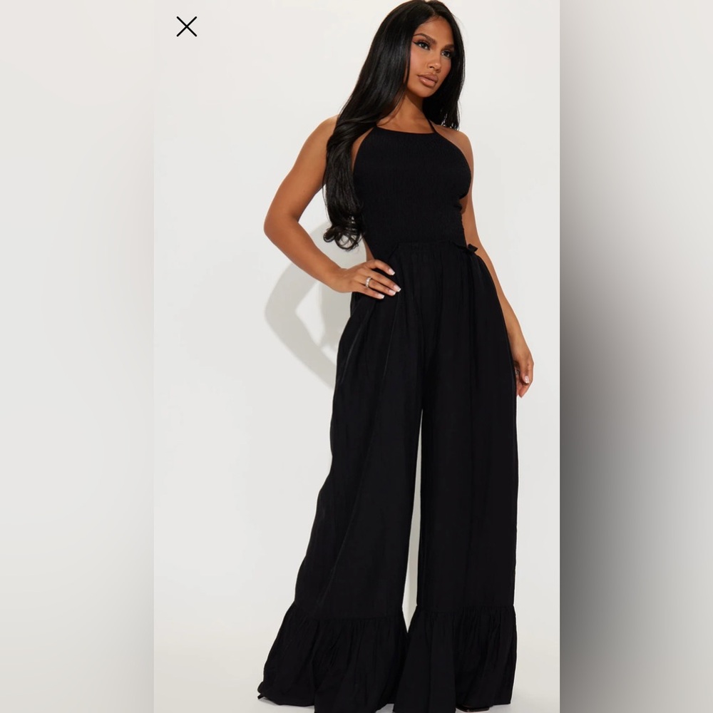 Elegant Black Jumpsuit-Tulum Diaries Jumpsuit -